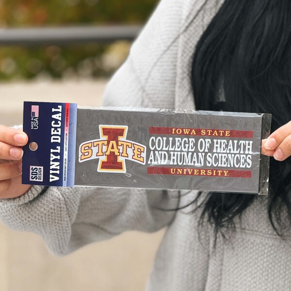 I-State College of Human Sciences Vinyl Decal (6"X2", Was $5.99)